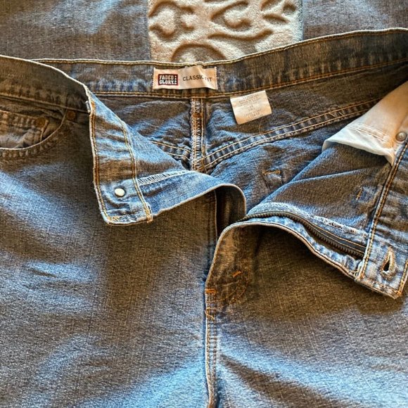 Vintage USA made FADED GLORY 18 TALL High Rise Straight Leg Women's Jeans - Picture 4 of 6